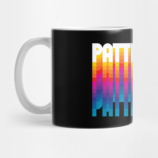 Retro Patti Proud Name Personalized Gift Rainbow Style by Time Travel Style